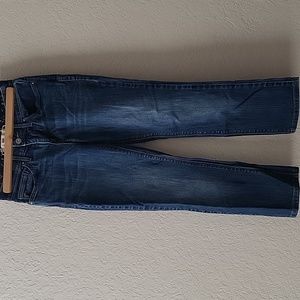 Levi's denim pants perfect waist/ 525 straight leg, size 2M, color blue
